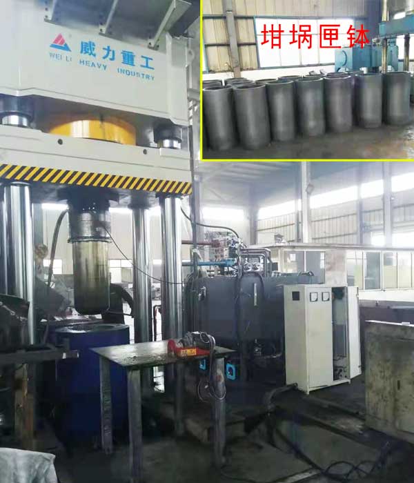 坩埚成型液压机_1000吨2000吨匣钵坩埚专用压力机